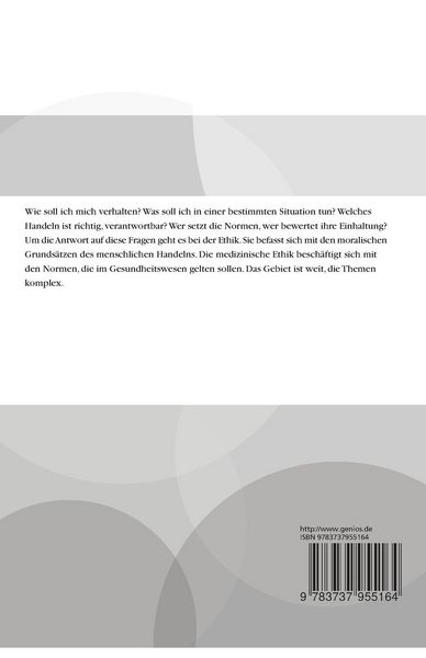 Produktbild: Medizinethik
