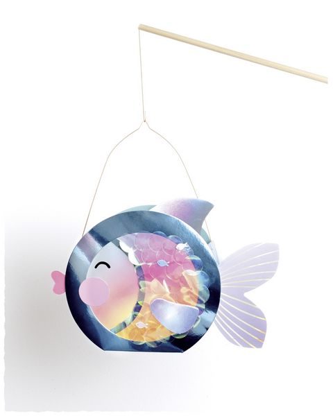Produktbild: FOLIA Bastelartikel Laternen-Bastelsets UNDERWATER DREAMS, inkl. 1 LED-Licht und Batterien