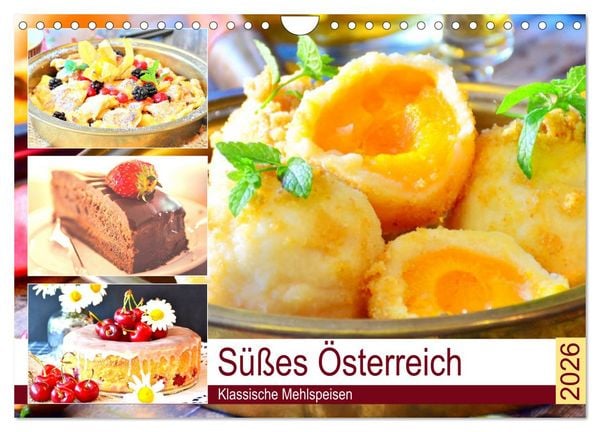 Produktbild: S&uuml;&szlig;es &Ouml;sterreich. Klassische Mehlspeisen (Wandkalender 2026 DIN A4 quer), CALVENDO Monatskalender