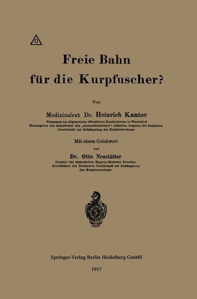 Produktbild: Freie Bahn f&uuml;r die Kurpfuscher?