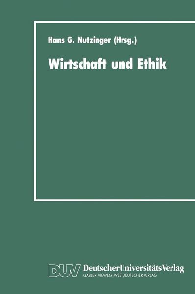Produktbild: Wirtschaft und Ethik