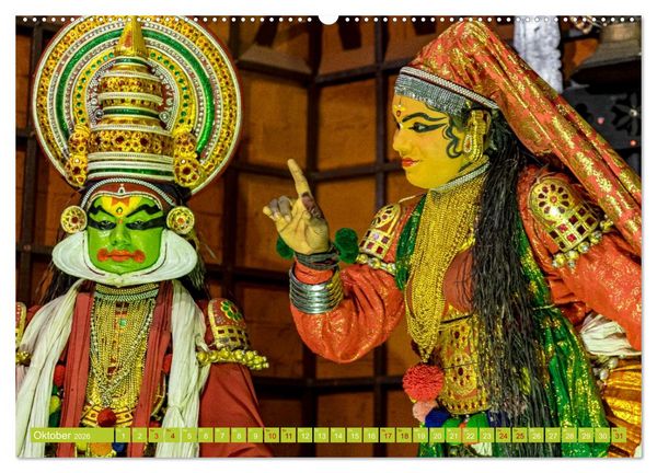 Produktbild: Indien - Der S&uuml;den (hochwertiger Premium Wandkalender 2026 DIN A2 quer), Kunstdruck in Hochglanz