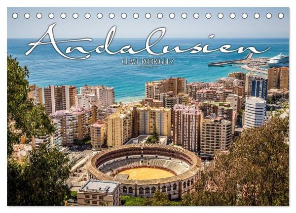 Andalusien - die Wiege vieler spanischer Traditione (Tischkalender 2026 DIN A5 quer), CALVENDO Monatskalender