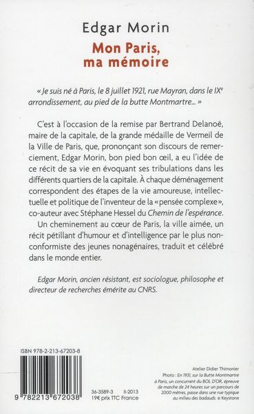 Produktbild: Mon Paris, ma m&eacute;moire