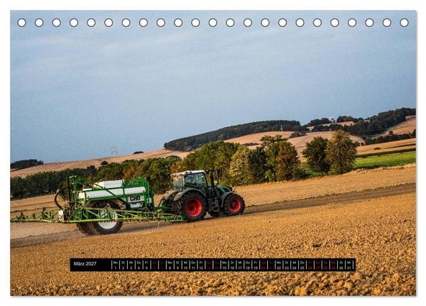 Produktbild: Landwirtschaft - Von der Saat bis zur Ernte (Tischkalender 2027 DIN A5 quer), CALVENDO Monatskalender
