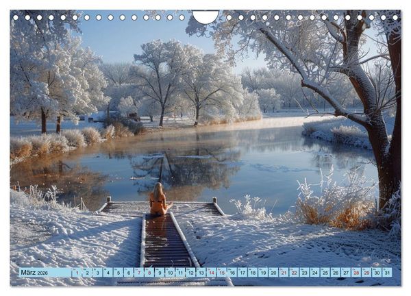 Produktbild: Eisbaden (Wandkalender 2026 DIN A4 quer), CALVENDO Monatskalender