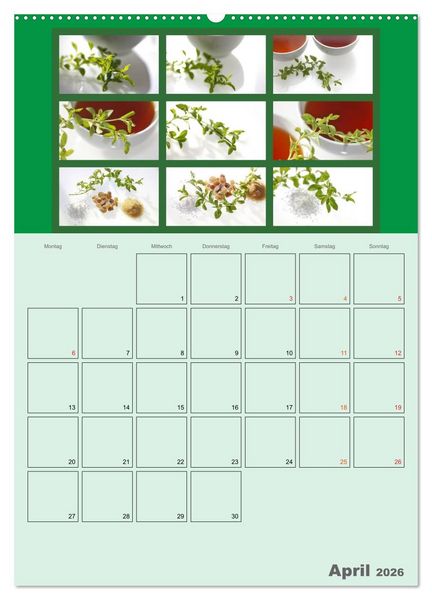 Produktbild: Food (hochwertiger Premium Wandkalender 2026 DIN A2 hoch), Kunstdruck in Hochglanz