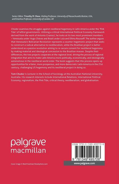 Produktbild: Neoliberal Hegemony and the Pink Tide in Latin America