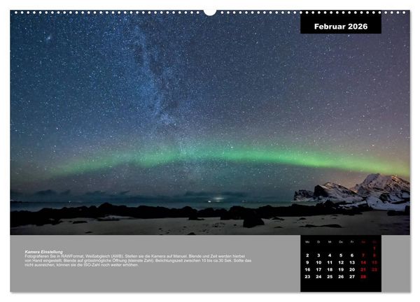 Produktbild: Wenn der Himmel gr&uuml;n wird (hochwertiger Premium Wandkalender 2026 DIN A2 quer), Kunstdruck in Hochglanz