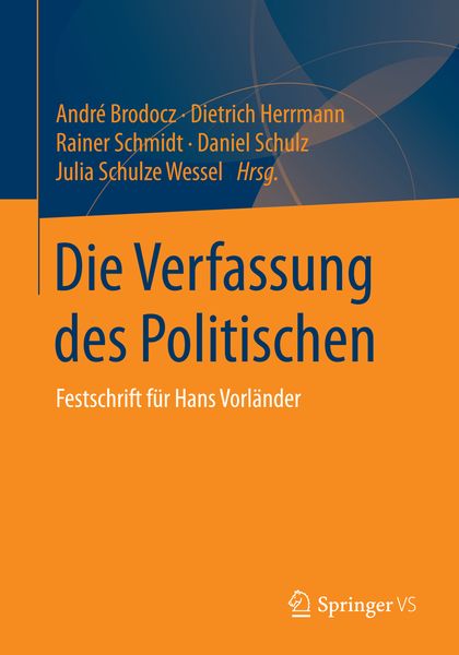Produktbild: Die Verfassung des Politischen