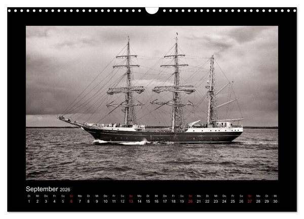 Produktbild: Segelschiffe auf der Ostsee (Wandkalender 2026 DIN A3 quer), CALVENDO Monatskalender