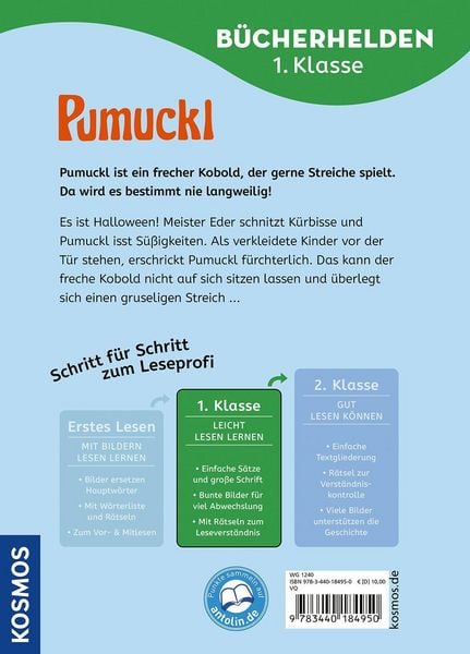 Produktbild: Pumuckl, B&uuml;cherhelden 1. Klasse, Pumuckl und der unheimliche Spuk