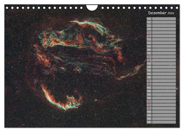 Produktbild: Deep-Sky Amateurastronomie (Wandkalender 2026 DIN A4 quer), CALVENDO Monatskalender