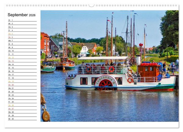 Produktbild: Ostfriesland - maritim pur (Wandkalender 2026 DIN A2 quer), CALVENDO Monatskalender