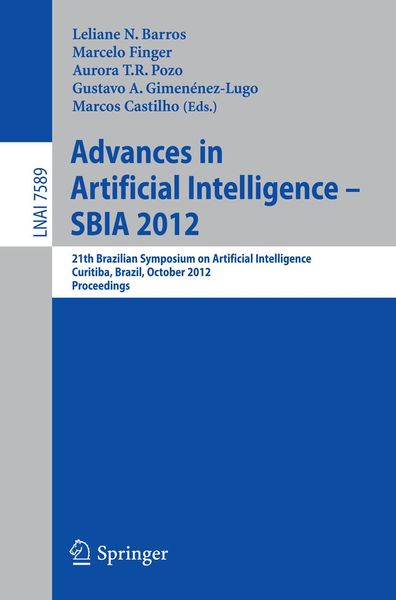 Produktbild: Advances in Artificial Intelligence - SBIA 2012