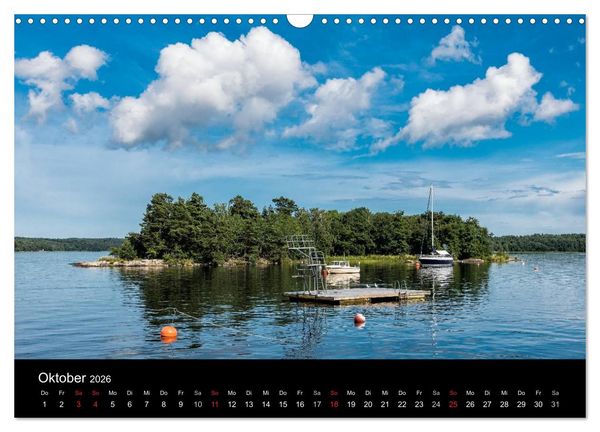 Produktbild: Sch&auml;rengarten an der schwedischen Ostk&uuml;ste (Wandkalender 2026 DIN A3 quer), CALVENDO Monatskalender