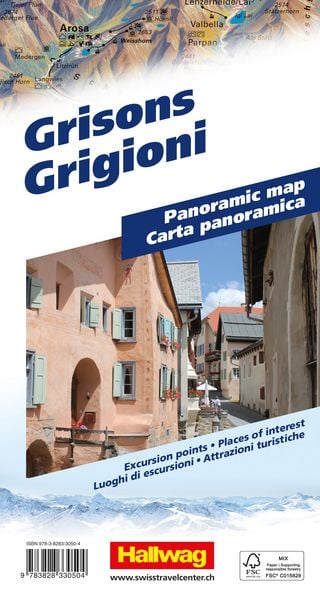 Produktbild: Graub&uuml;nden Panoramakarte