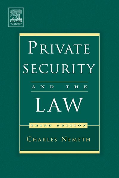 Produktbild: Private Security and the Law