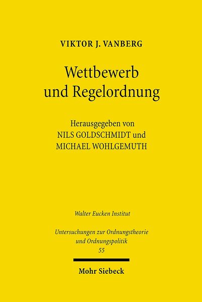 Produktbild: Wettbewerb und Regelordnung