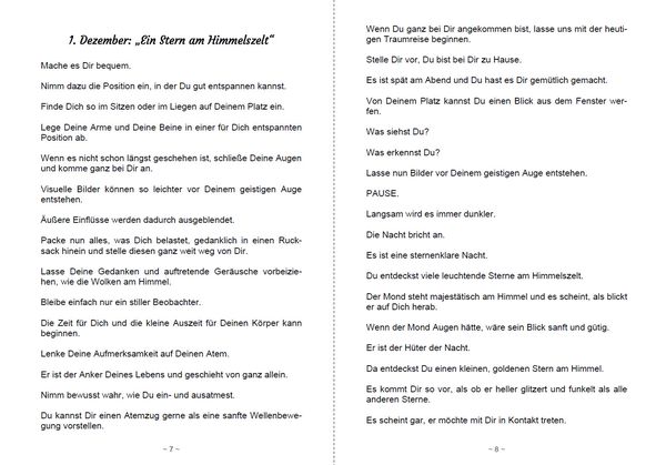Produktbild: 24 Entspannungsgeschichten als Adventskalender und mehr ...