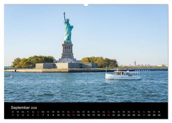 Produktbild: Herbst in New York (Wandkalender 2026 DIN A2 quer), CALVENDO Monatskalender