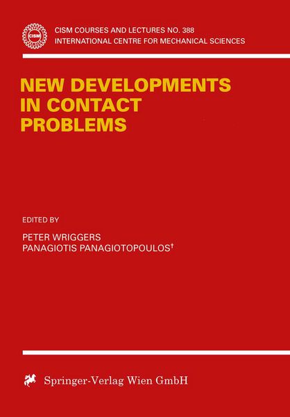 Produktbild: New Developments in Contact Problems