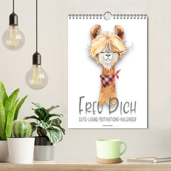 Produktbild: Freu Dich - Gute-Laune-Motivations-Kalender (Wandkalender 2026 DIN A4 hoch), CALVENDO Monatskalender