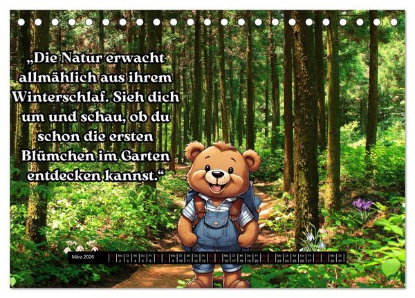 Produktbild: Flynn und seine aufregende Reise durch das Jahr (Tischkalender 2026 DIN A5 quer), CALVENDO Monatskalender