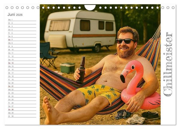 Produktbild: M&auml;nneralarm - Ein Jahr voller herrlicher M&auml;nnlichkeit (Wandkalender 2026 DIN A4 quer), CALVENDO Monatskalender
