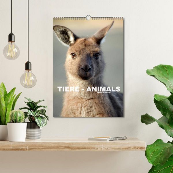Produktbild: Tiere - Animals (Wandkalender 2026 DIN A3 hoch), CALVENDO Monatskalender