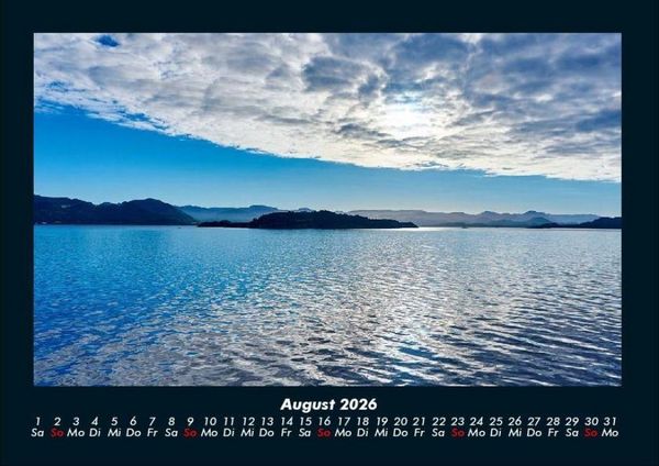 Produktbild: Landschaftskalender 2026 Fotokalender DIN A4