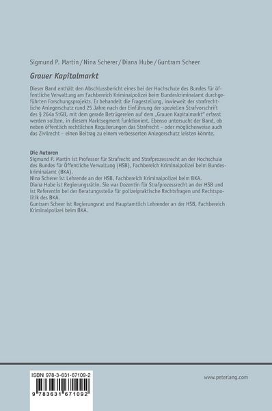 Produktbild: &laquo;Grauer Kapitalmarkt&raquo;