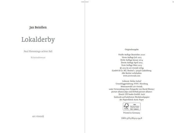 Produktbild: Lokalderby / Paul Flemming Bd. 11