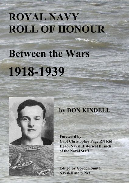 Produktbild: Royal Navy Roll of Honour - Between the Wars, 1918-1939