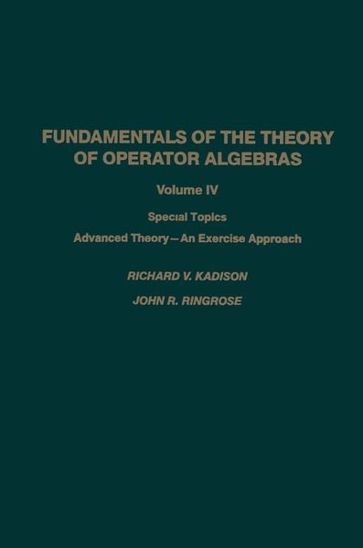 Produktbild: Fundamentals of the Theory of Operator Algebras