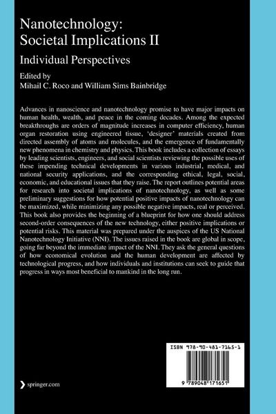 Produktbild: Nanotechnology: Societal Implications