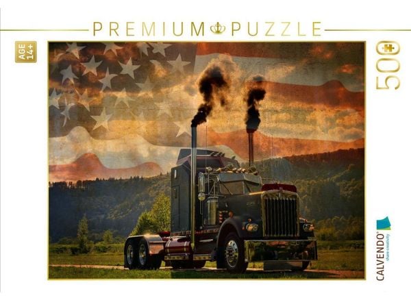 CALVENDO Puzzle Kenworth W900A Baujahr 1978 PHOTOART | 500 Teile Lege-Größe 48 × 36 cm Foto-Puzzle für Erwachsene