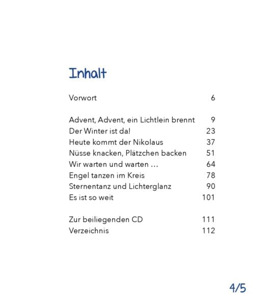Produktbild: Advent und Weihnachten feiern in der Kita, m. Audio-CD