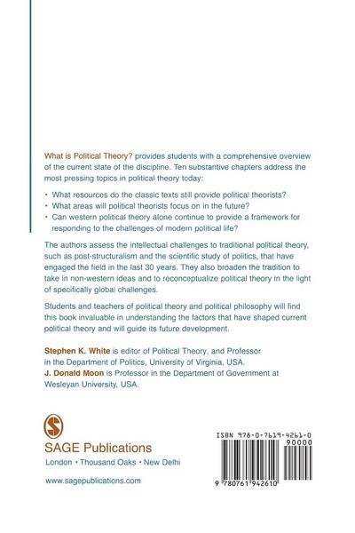 Produktbild: What is Political Theory?