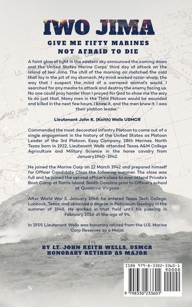 Produktbild: IWO JIMA "Give Me Fifty Marines Not Afraid To Die"
