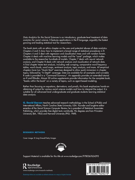 Produktbild: Data Analytics for the Social Sciences