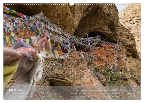 Produktbild: Buddhistische Kl&ouml;ster im Himalaya (Wandkalender 2026 DIN A2 quer), CALVENDO Monatskalender