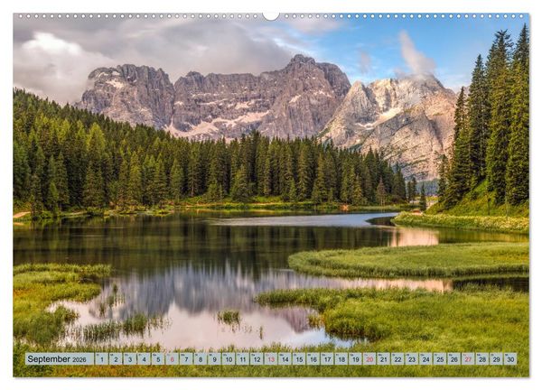 Produktbild: Dolomiten, Alpenparadies im Norden Italiens (Wandkalender 2026 DIN A2 quer), CALVENDO Monatskalender