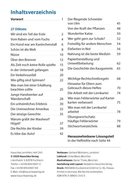 Produktbild: Diktate 5./6. Klasse, A5-Heft