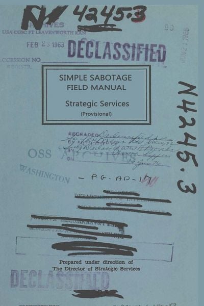 Produktbild: Simple Sabotage Field Manual