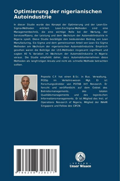 Produktbild: Optimierung der nigerianischen Autoindustrie