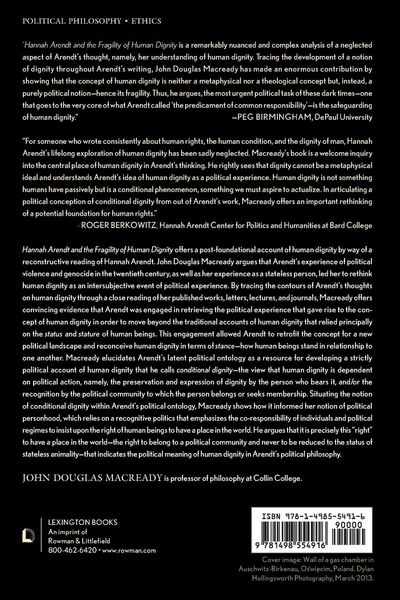 Produktbild: Hannah Arendt and the Fragility of Human Dignity