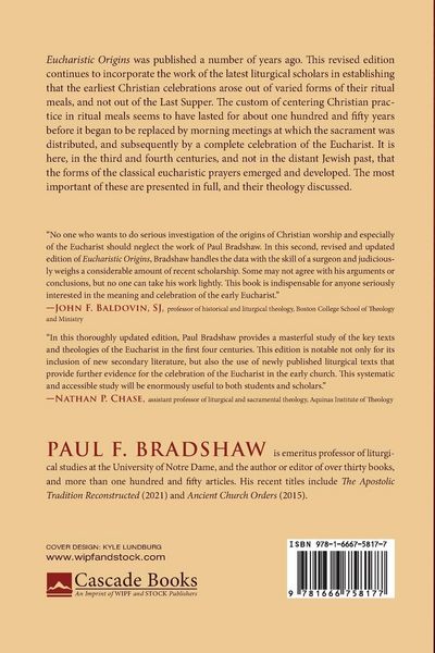 Produktbild: Eucharistic Origins, Revised Edition