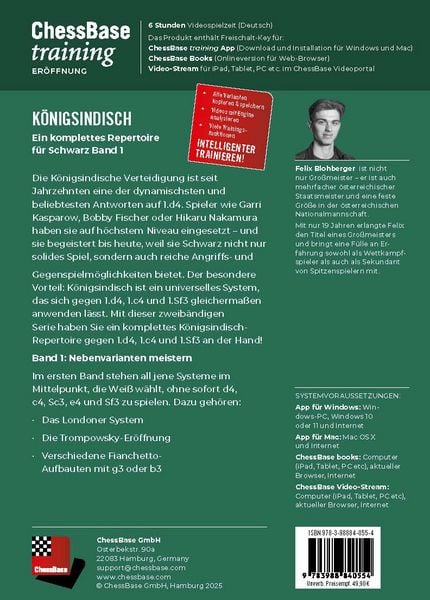 Produktbild: K&ouml;nigsindisch - Ein komplettes Repertoire f&uuml;r Schwarz Teil 1