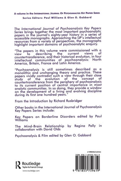 Produktbild: Key Papers on Countertransference